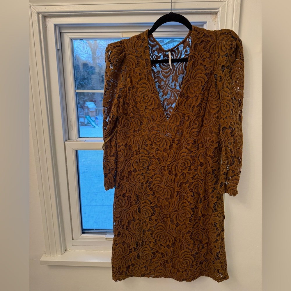 Free People Mini Lace Dresss size L